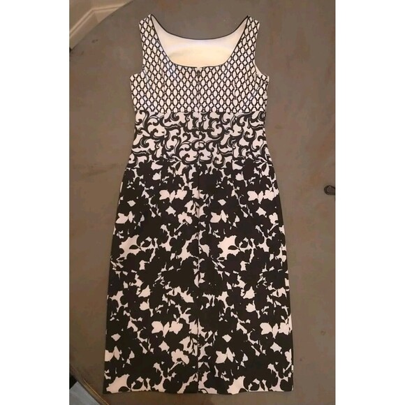 White House Black Market Classic Geometric  Knee Length Size 4 Boho Feminine - Picture 5 of 12